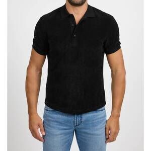 NEW MONFRERE pierce polo shirt in noir